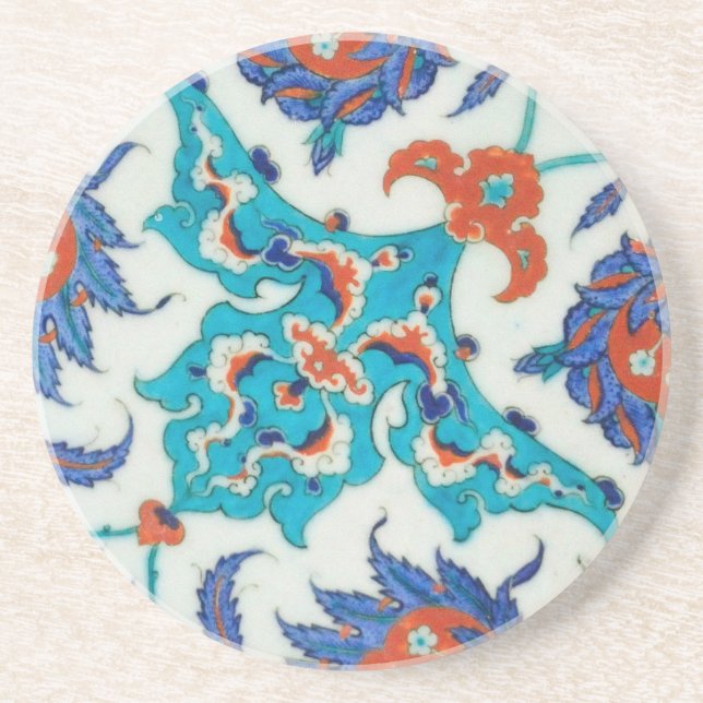 iznik ceramics coaster (Front)