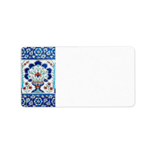 Iznik ceramics label