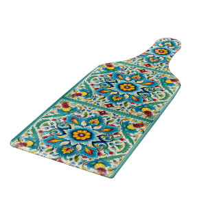 Iznik Ottoman Garden Symphony Cutting Board