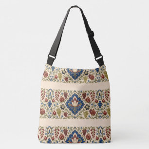 Iznik Pomegranate Ottoman Floral Crossbody Bag