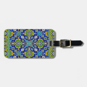 iznik tile luggage tag
