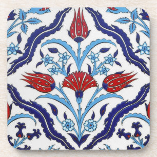 Iznik tiles Cork Coaster