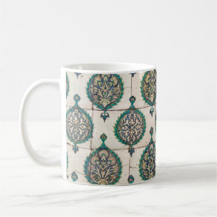 Iznik Tiles Green Coffee Mug