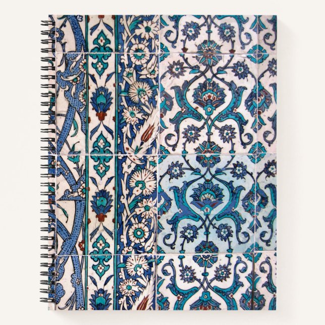 Iznik Tiles Intertwined Notebook (Front)