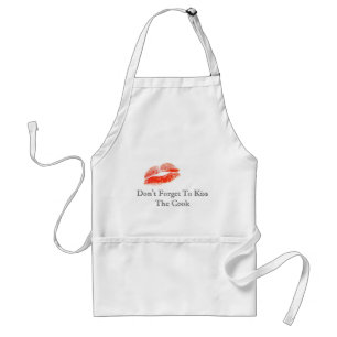 j0427586, Don't Forget To Kiss The Cook Standard Apron