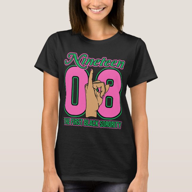 J15 Founder's Day AKA Women Nineteen 08 Hand Sign  T-Shirt (Front)