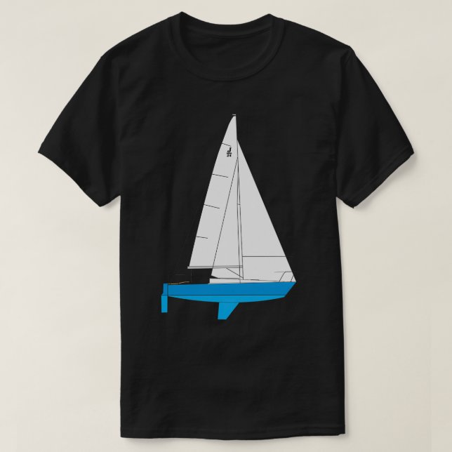 J24 Sailboat Classic TShirt (Design Front)