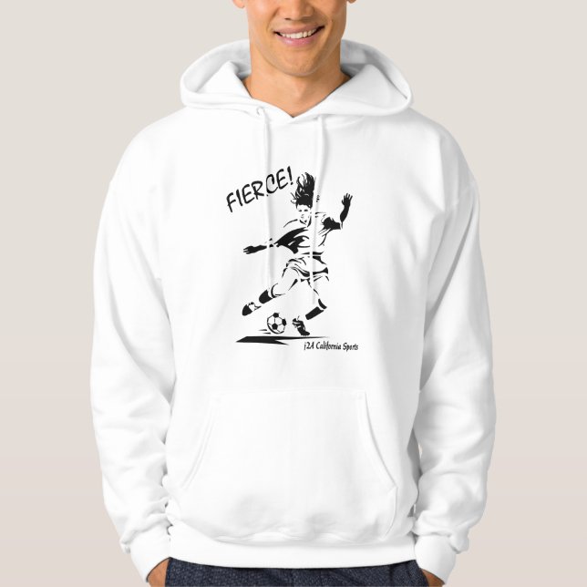 j2a Fierce! Girls Soccer Sweatshirt (Front)