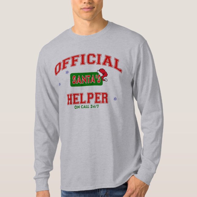 j2A Sant's Helper T-shirt - It's Official! (Front)