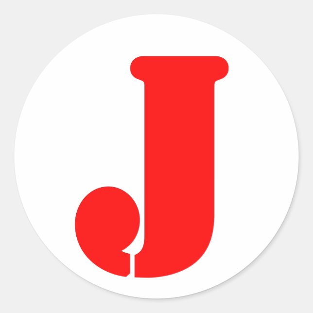 J_2 CLASSIC ROUND STICKER (Front)