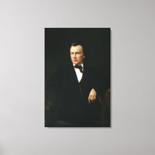 J. Brahms, c.1860 Canvas Print