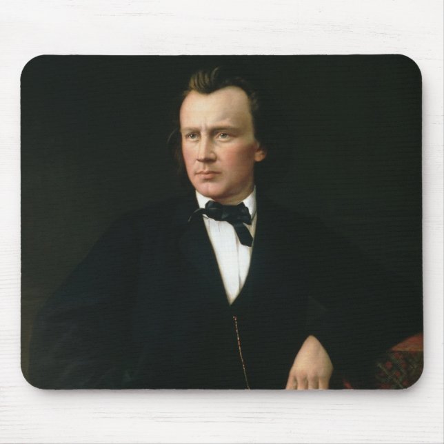 J. Brahms, c.1860 Mouse Mat (Front)