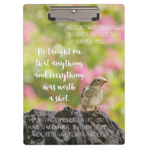 J.C. Legacy Bird Park Clipboard