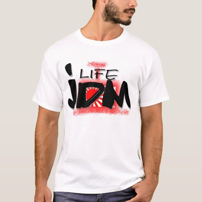 J.D.M. Life Red T-Shirt (Front)