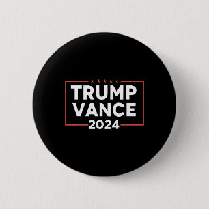 J D Vance 2024 6 Cm Round Badge