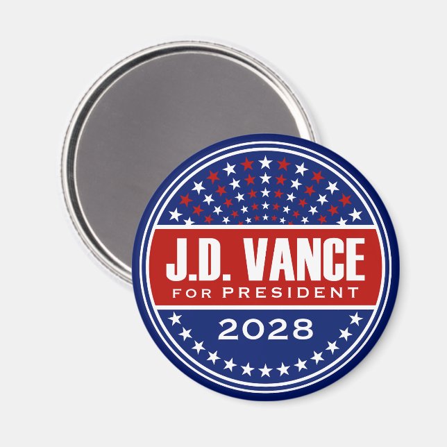 J.D. Vance for President 2028 Magnet (Front/Back)