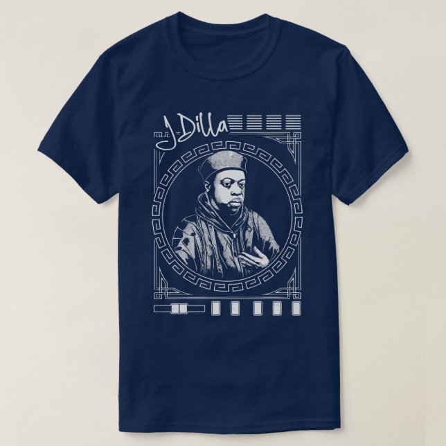 J Dilla 90s Hip Hop Design T-Shirt (Design Front)