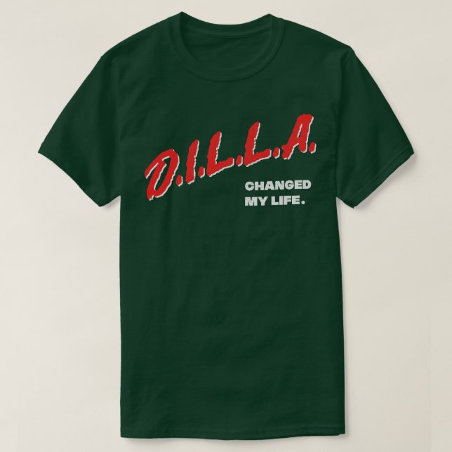 J Dilla Changed My Life T-Shirt (Design Front)