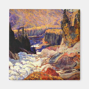 J.E.H. MacDonald: Montreal River artwork Magnet