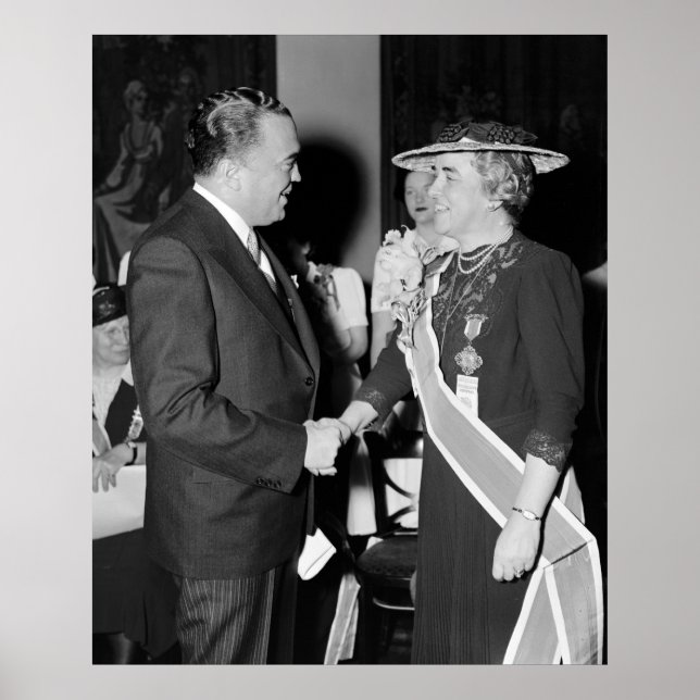 J. Edgar Hoover, 1940 Poster (Front)