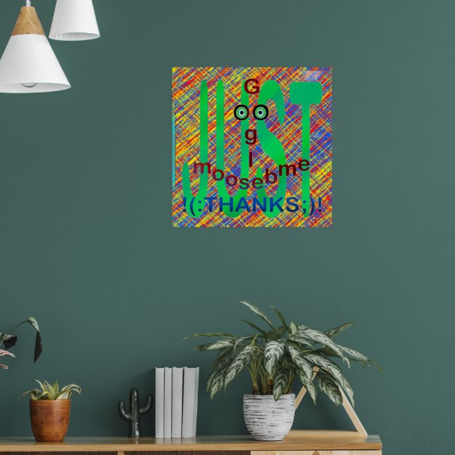 J.G.Me Colour Thatch Poster (Living Room 1)