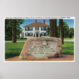 J. Harrington House, Village Green Poster