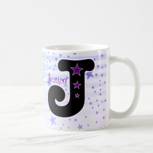 J initial STAR Coffee Mug