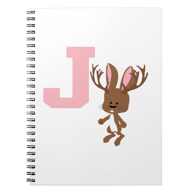 J is for Jackalope Notebook (Front)