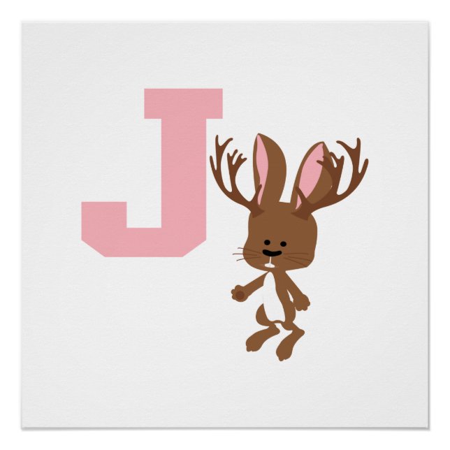 J is for Jackalope Poster (Front)