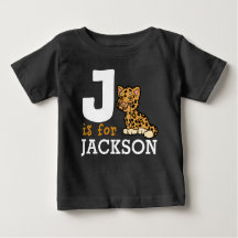 J is for JAGUAR & Kids Name Personalised