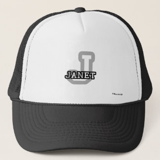J is for Janet Trucker Hat