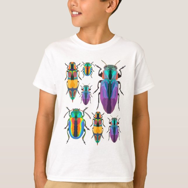 J is for Jewel Beetle T-Shirt (Front)