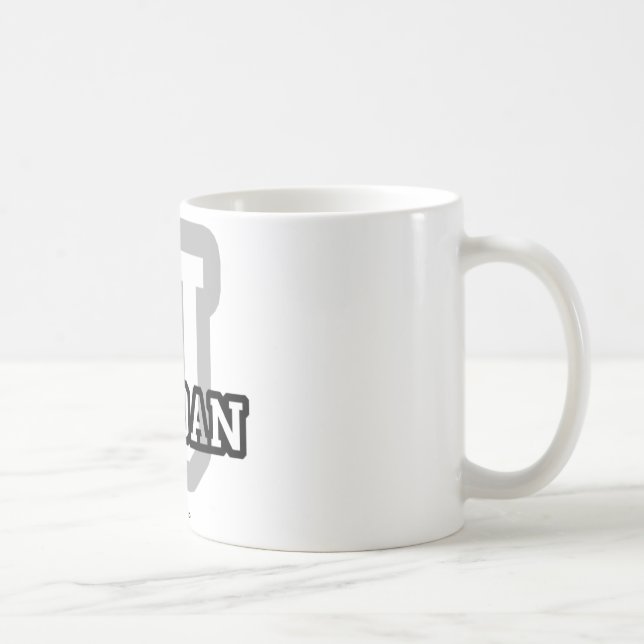 J is for Jordan Coffee Mug (Right)