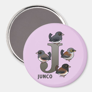 J is for Junco Magnet