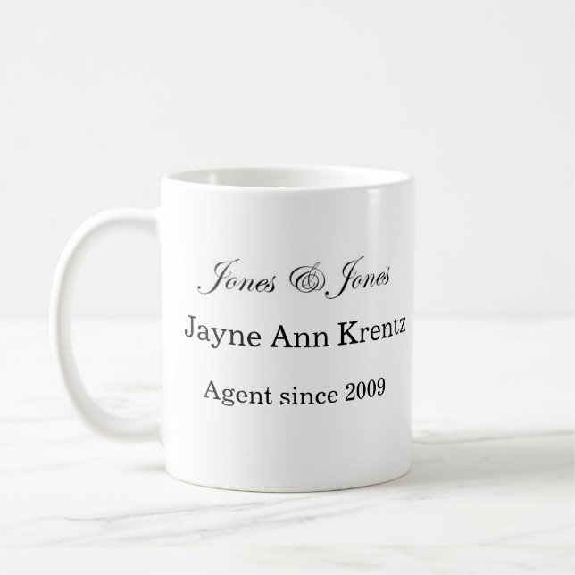 J&J Agent Mug (Left)