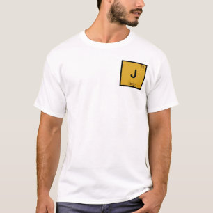 J - Jason Argonauts Chemistry Periodic Table Greek T-Shirt