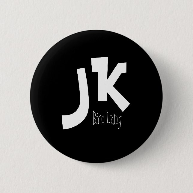 J/K 6 CM ROUND BADGE (Front)