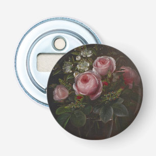 J.L. Jensen - Roses and Tree Anemones in a ... Bottle Opener