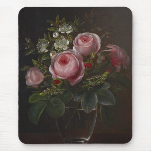 J.L. Jensen - Roses and Tree Anemones in a ... Mouse Mat