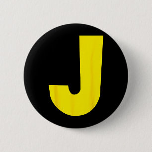 J Letter Chipmunk Group Matching Funny Halloween 6 Cm Round Badge