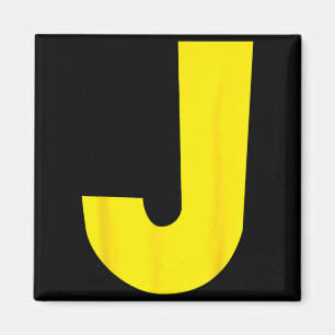 J Letter Chipmunk Group Matching Funny Halloween Magnet
