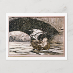 J.M. Barrie   'He Passed Under the Bridge and Came Postcard