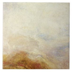 J. M. W. Turner - A mountain scene, Val d'Aosta Tile
