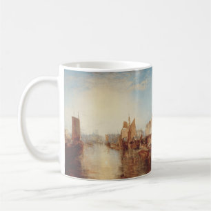 J.M.W. Turner: Harbor of Dieppe Romantic Fine Art Coffee Mug