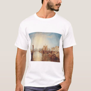 J.M.W. Turner: Harbor of Dieppe Romantic Fine Art T-Shirt