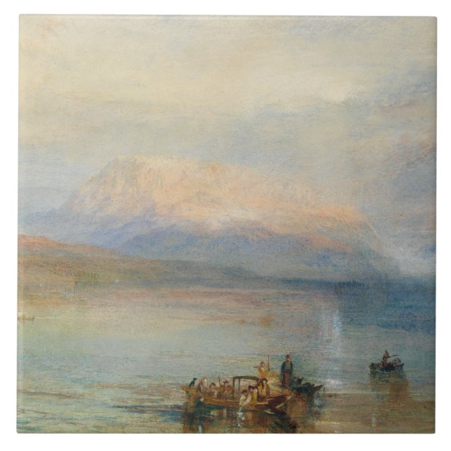 J. M. W. Turner - The Red Rigi Tile (Front)