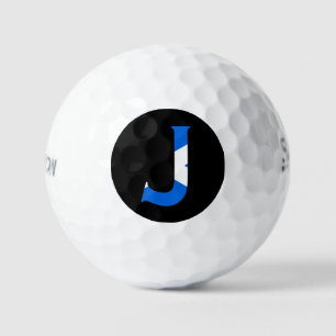 J Monogram overlaid on Scottish Flag ssf gbcnt Golf Balls