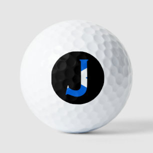 J Monogram overlaid on Scottish Flag va gbcnt Golf Balls
