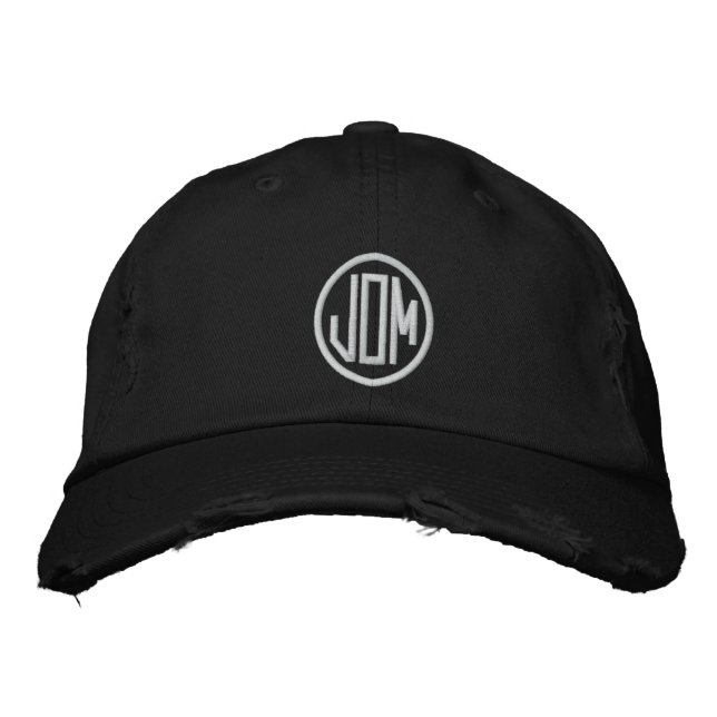 J.O.M. EMBROIDERED HAT (Front)