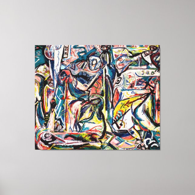 J. P. - CIRCUMCISION - 1946 - Abstract -           Canvas Print (Front)
